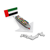 United Arab Emirates / Import / Trade / Cargo Ship / Japan-Industrial Image Free Illustration