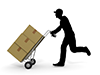 Delivery ｜ Delivery ｜ Luggage-Industrial image Free illustration