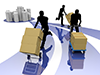 Transportation ｜ Delivery ｜ Transportation-Industrial image Free illustration
