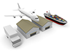 Trade ｜ Airplane ｜ Ship-Industrial Image Free Illustration