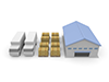 Truck ｜ Warehouse ｜ Storage-Industrial image Free illustration