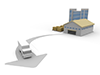 Delivery ｜ Warehouse ｜ Speed ​​――Industrial image Free illustration