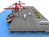Transportation ｜ Trade ｜ Port-Industrial Image Free Illustration