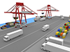 Delivery ｜ Transportation ｜ Freight-Industrial Image Free Illustration