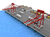 Port ｜ Warehouse ｜ Shipping --Industrial image Free illustration