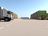 Cargo ｜ Truck ｜ Container-Industrial image Free illustration