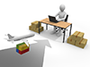Private trading company-Industrial image Free illustration
