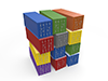Container personal export business side business overseas sales-industrial image free illustration