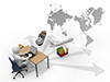 Export business products overseas expansion-industrial image free illustration