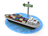 Goods export container-industrial image free illustration