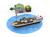 Trade Export Import Container Warehouse-Industrial Image Free Illustration