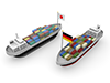 Germany Japan Trade Business-Industrial Image Free Illustration